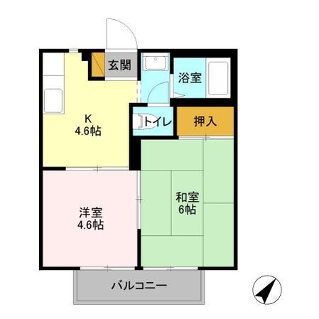 五井駅 徒歩16分 2階の物件間取画像